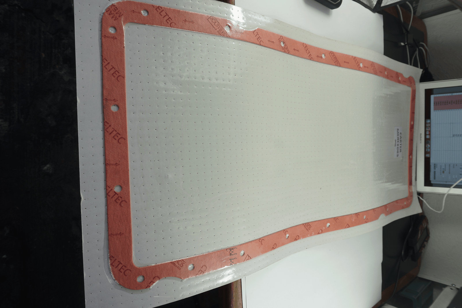 JUNTA DE FLECHA LATERAL 8 BIRLOS 3/4  CUERO