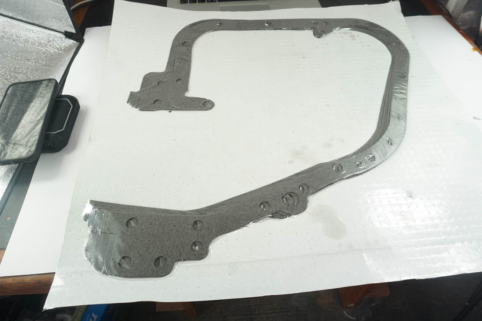 JUNTA DE FLECHA LATERAL 8 BIRLOS 3/4  ASBESTO