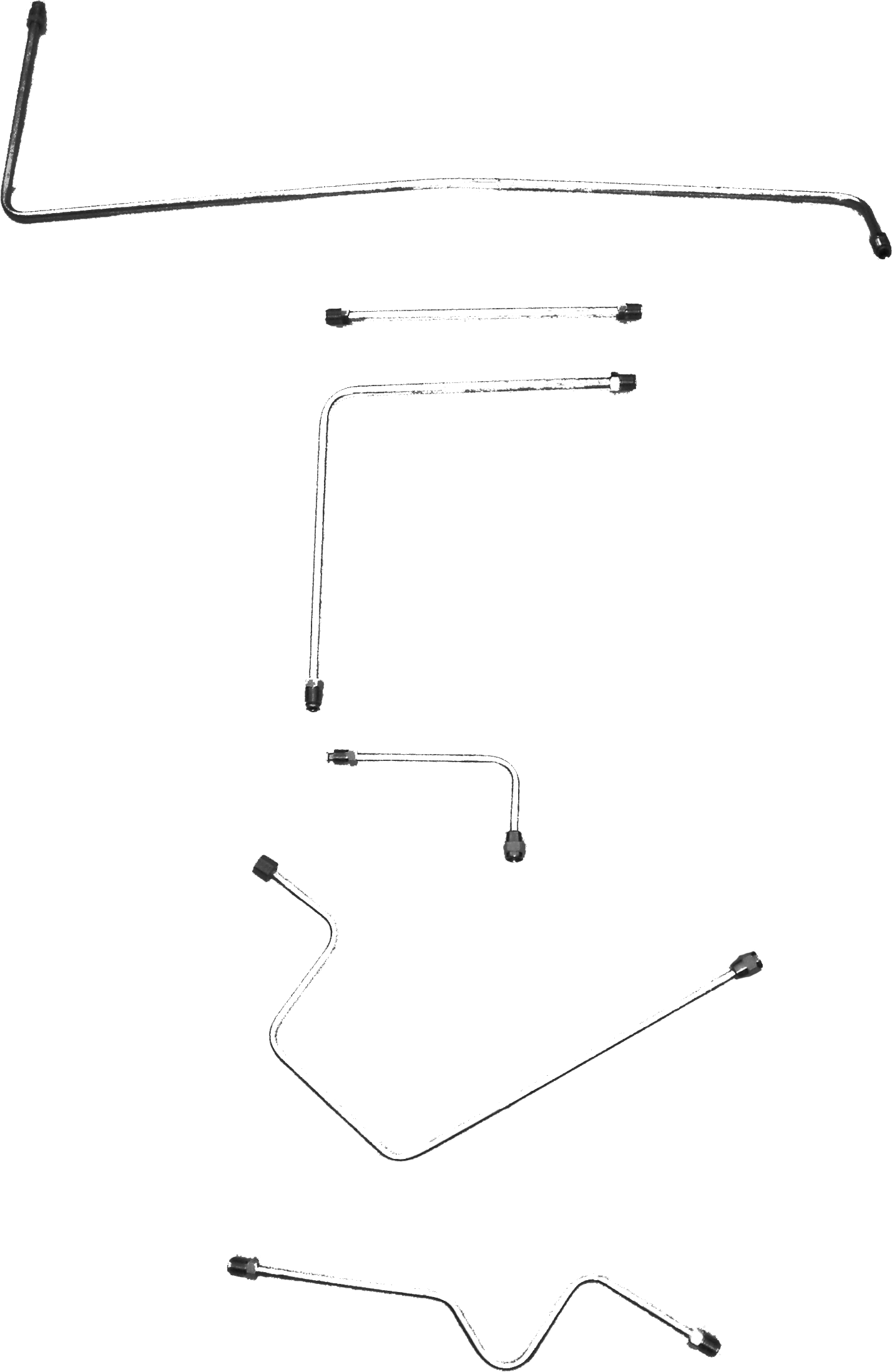 TUBO DE COMBUST RECTO DE "T" A "T"