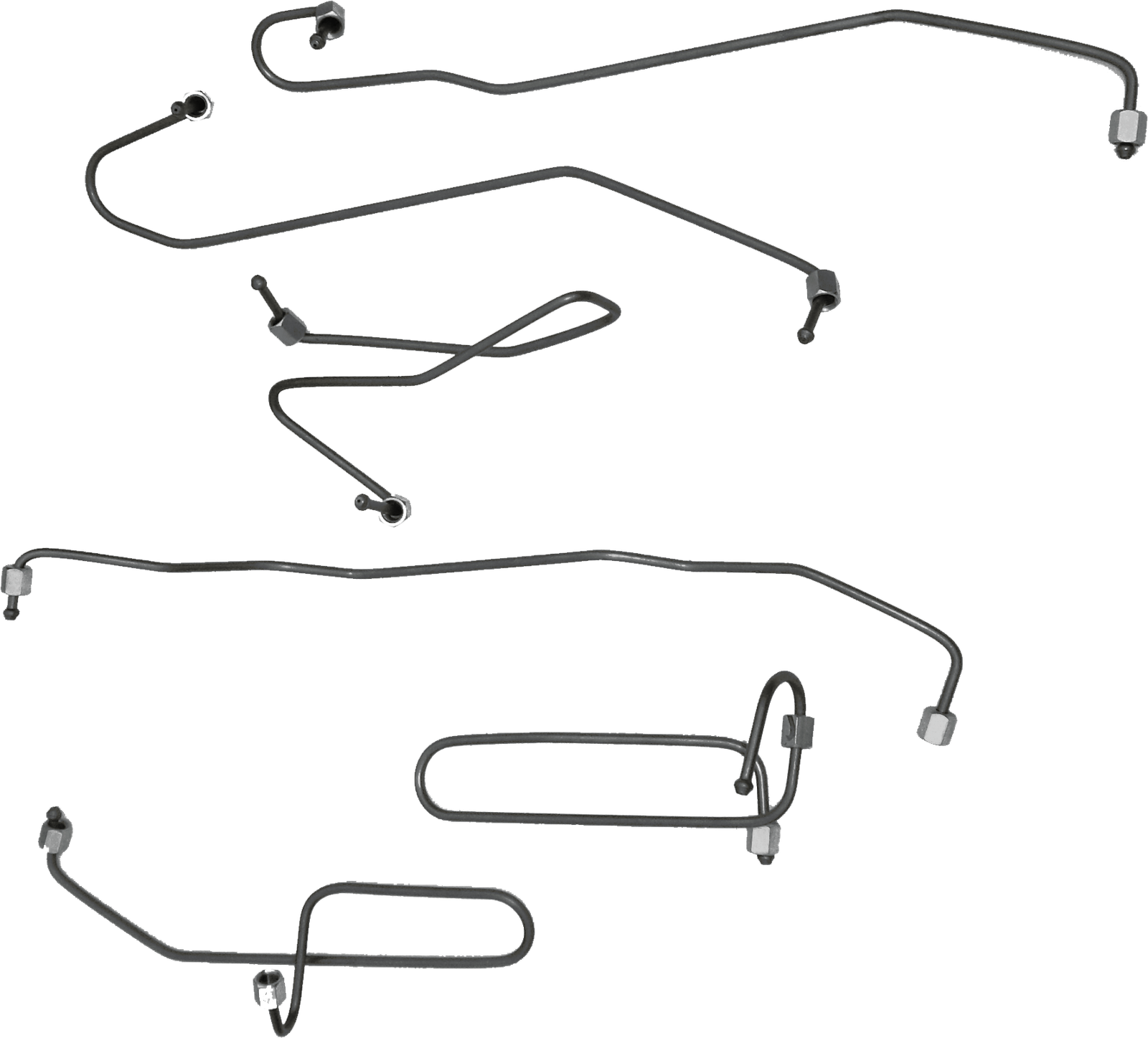 JGO. TUBOS DE COMBUSTIBLE PARA PERKINS FASE IV