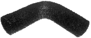 MANGUERA RADIADOR SOMEX, AUTOBUS GMC V8 CORTA 45 GRADOS