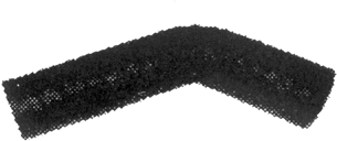 MANGUERA RADIADOR SOMEX, AUTOBUS GMC V8 LARGA 45 GRADOS