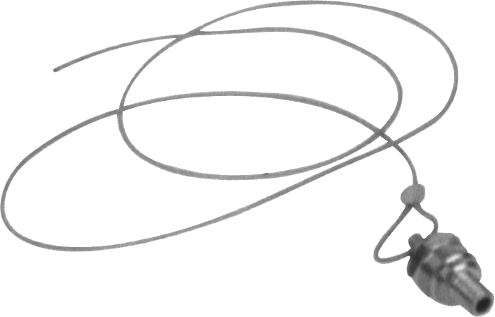 GRIFO O PURGADOR DE 1/4 CON CHICOTE DE ACERO