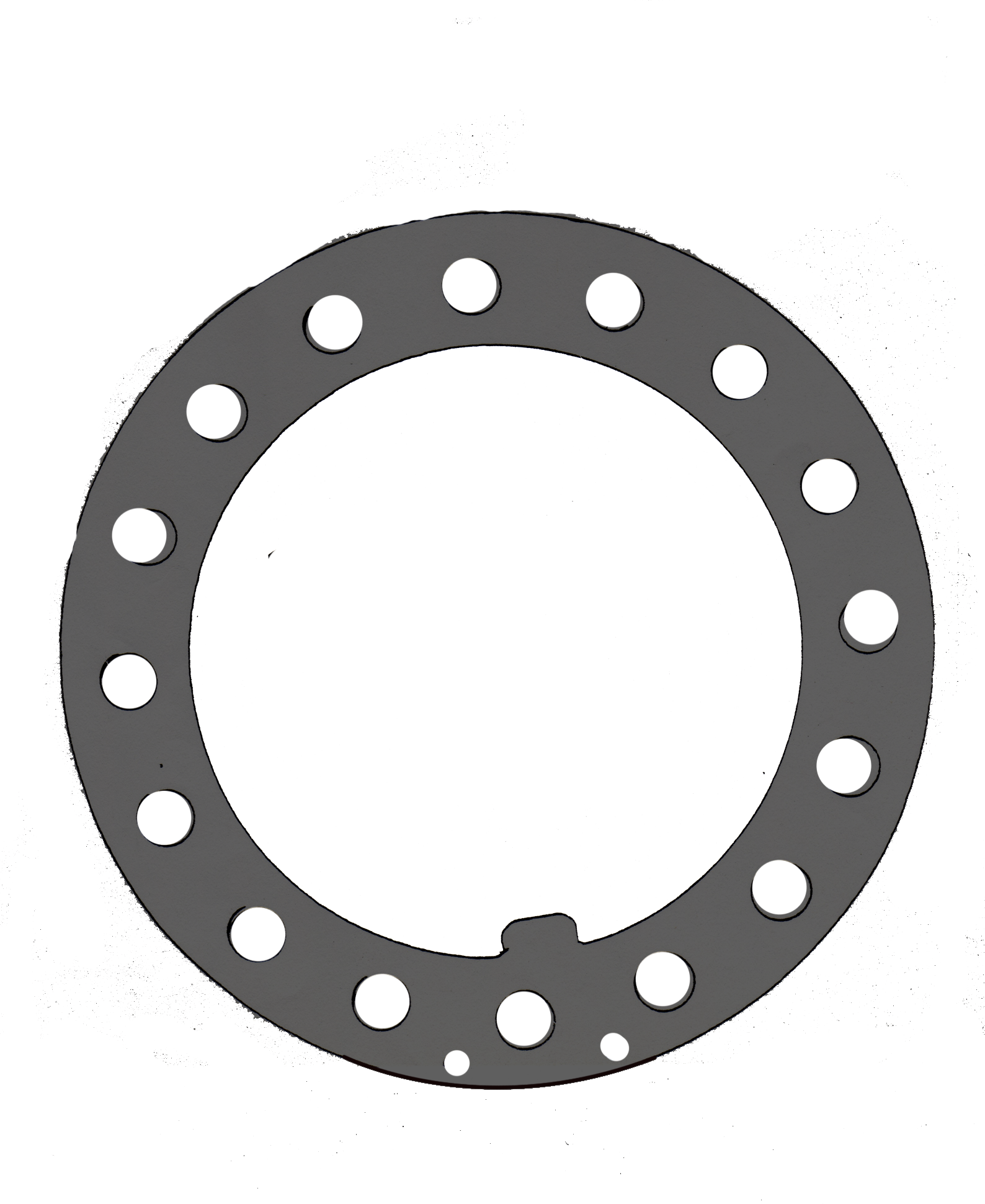 RESPALDO FRUEHAUF PERFORADO (JGO. TUERCA T-53-A CON SEGURO)