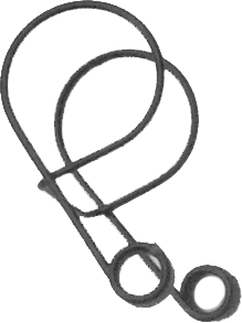 SEGURO ARAÃA PARA RODILLO  CON OJILLOS TIPO NUEVO