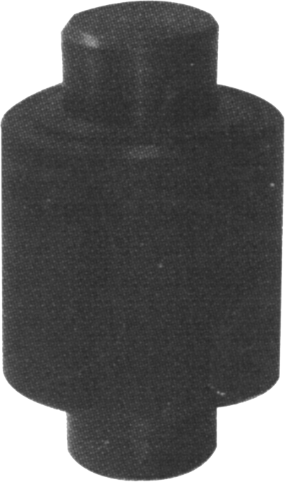 RODILLO RUEDA BALATA L-158 1  1/2" LISO TRATADO